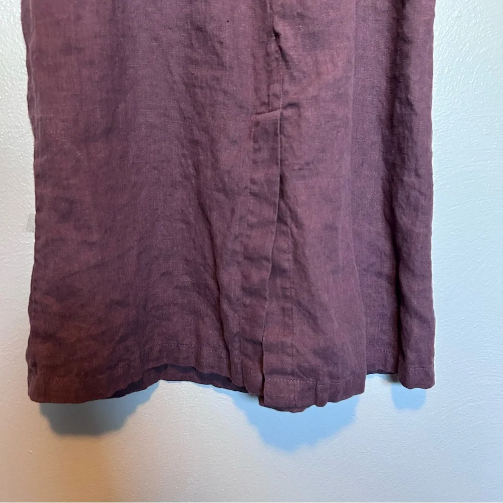 Linenfox Purple Midi Dress - Picture 5 of 5